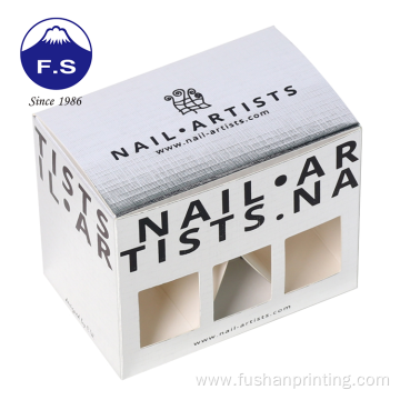 Cardboard beauty display nail polish packaging box